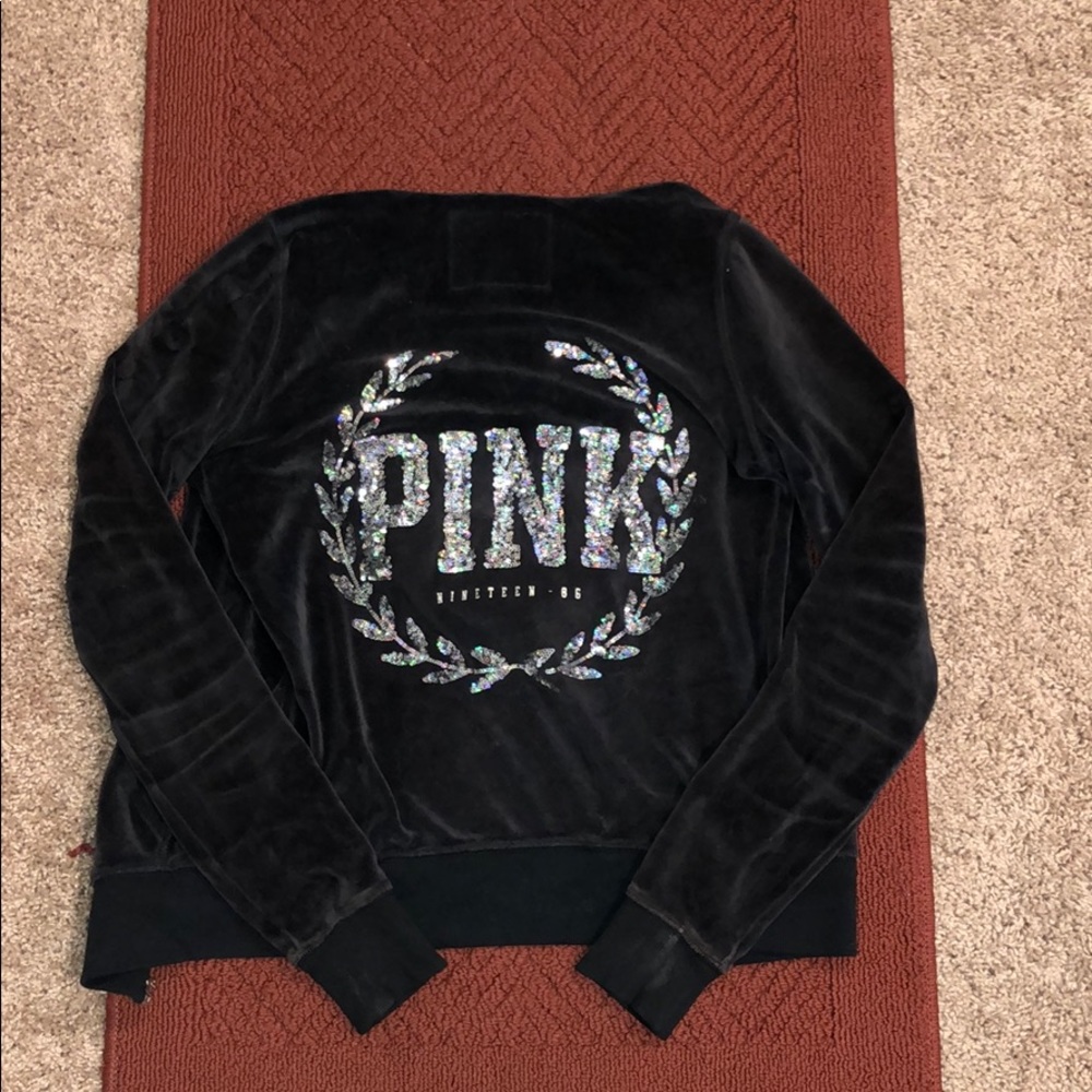 Pink zip-up